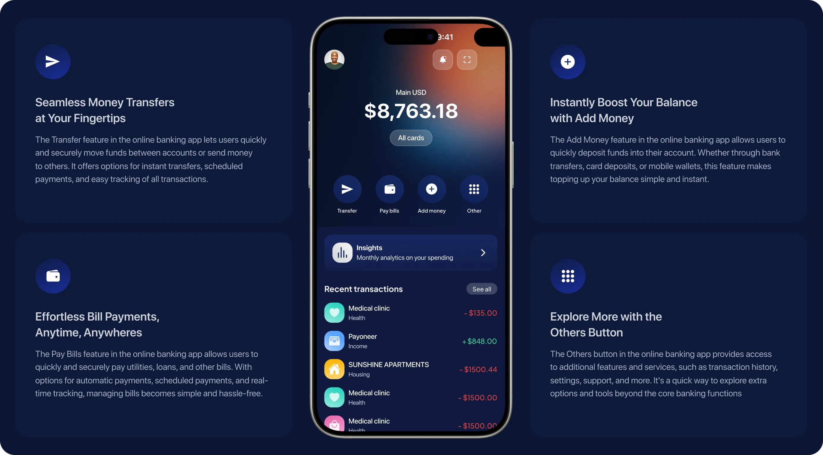 Online banking & Personal finance manager