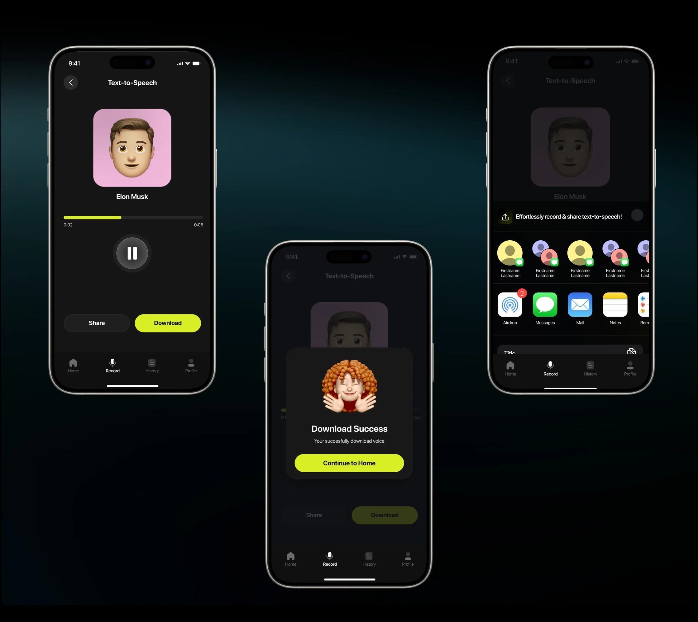 AI Text-to-Speech App
