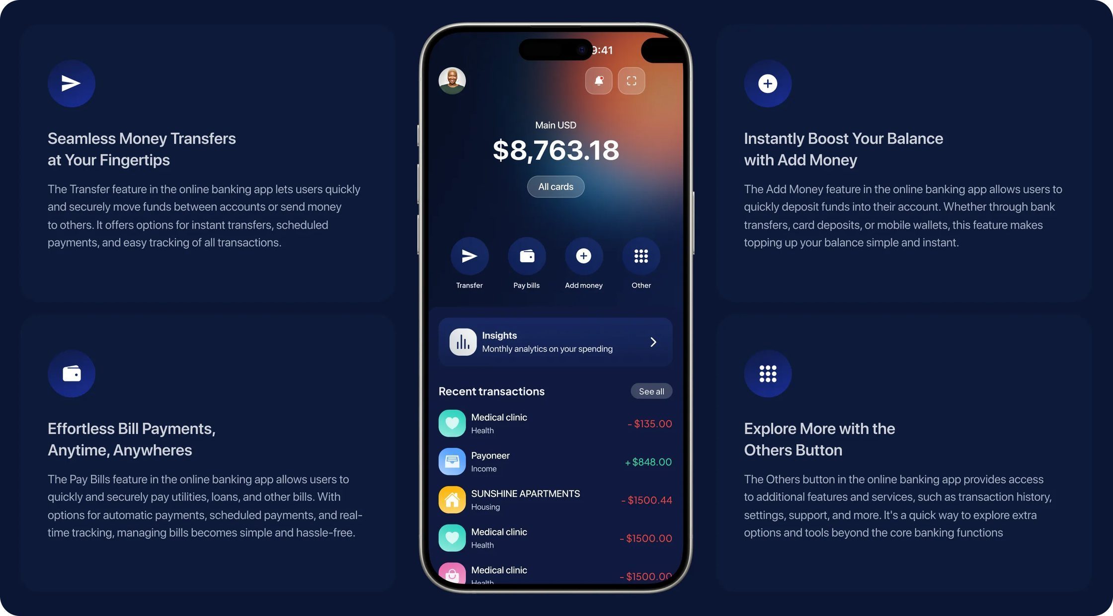 Online banking & Personal finance manager