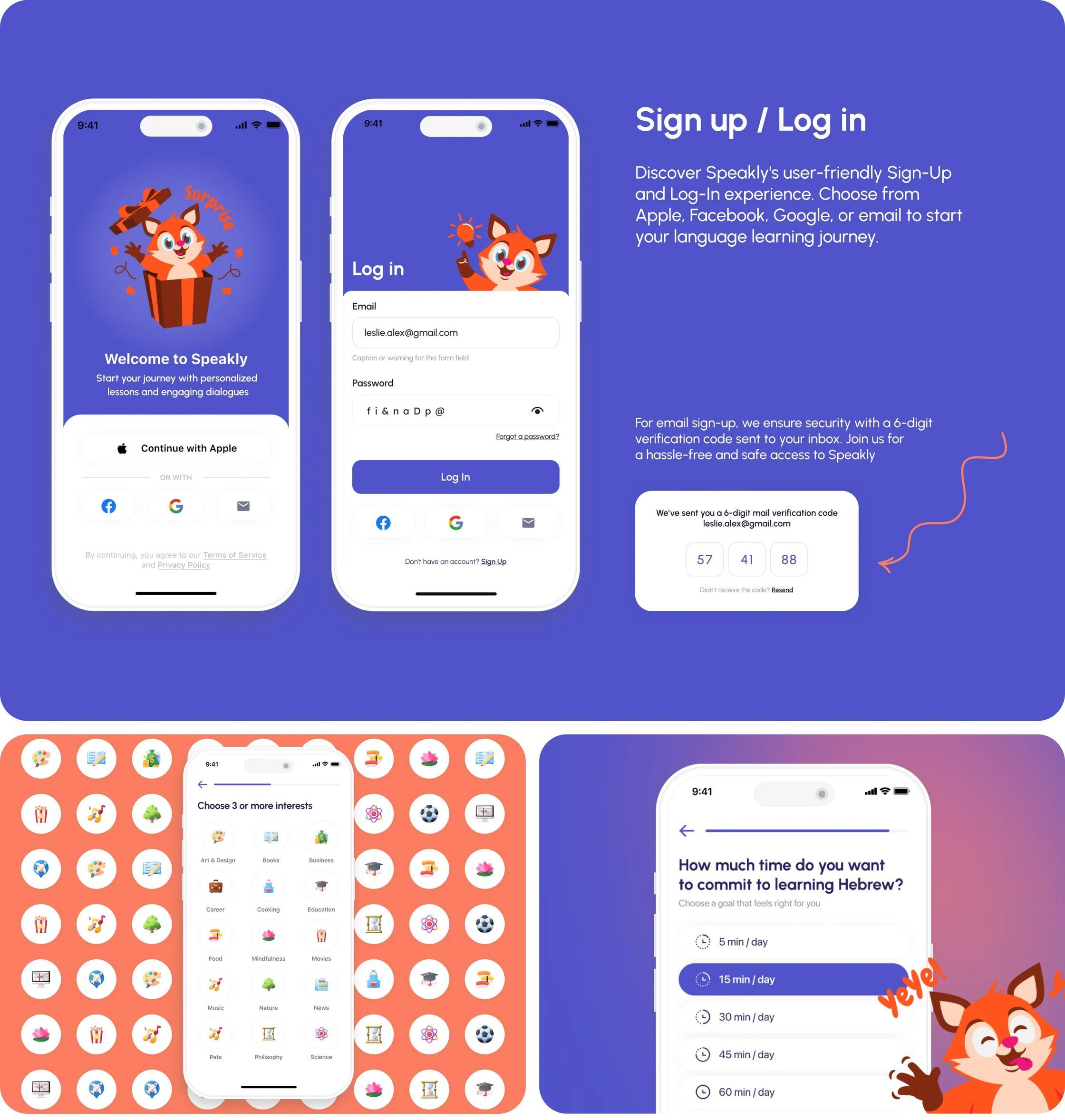 Speakly AI Language Learning Mobile App