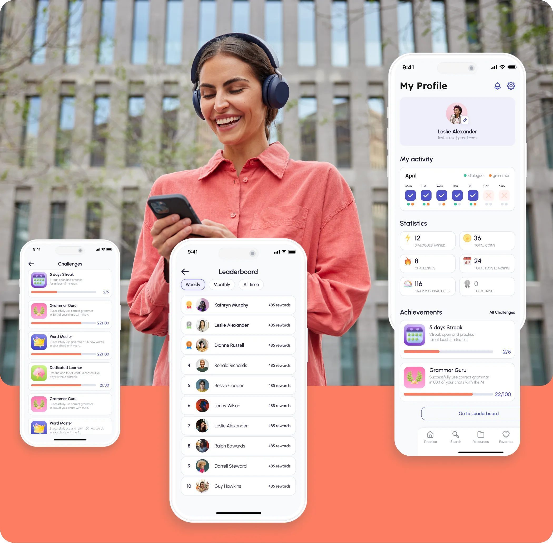 Speakly AI Language Learning Mobile App